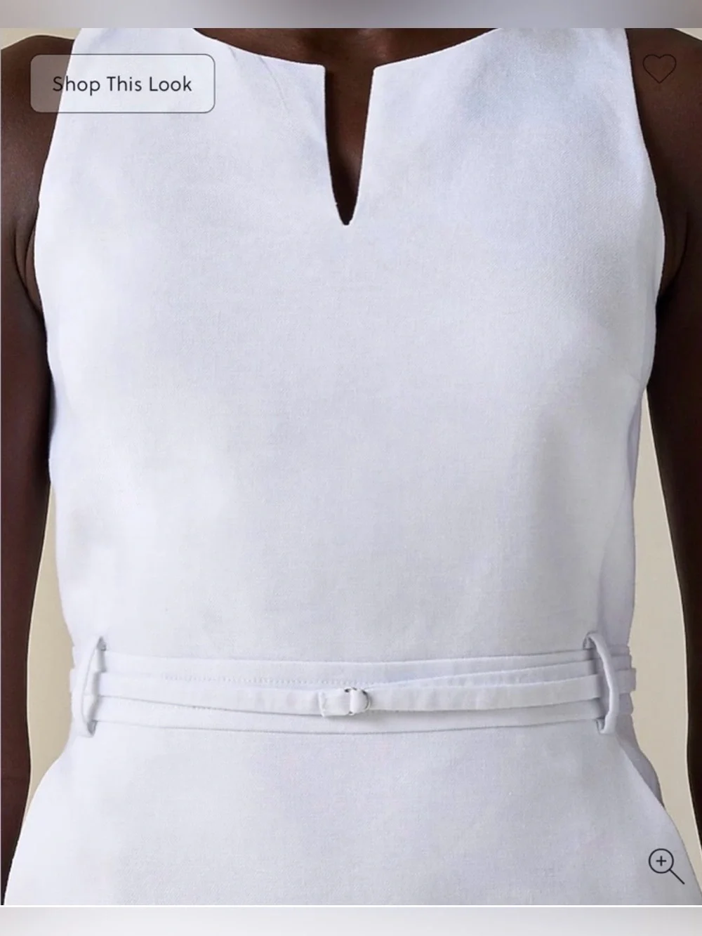 J.Crew Executive dress in stretch linen blend